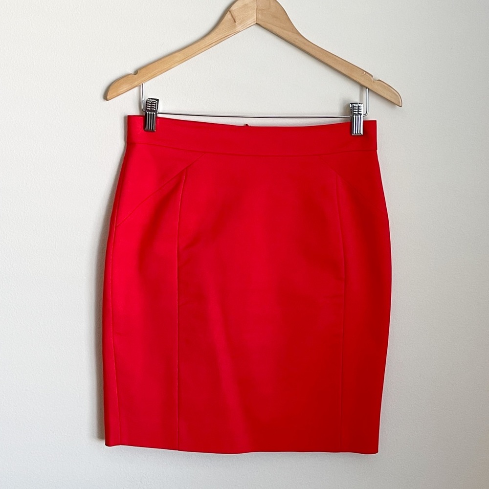 Red skirt